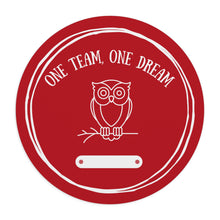 Load image into Gallery viewer, One Team, One Dream Owl Custom Mousepad
