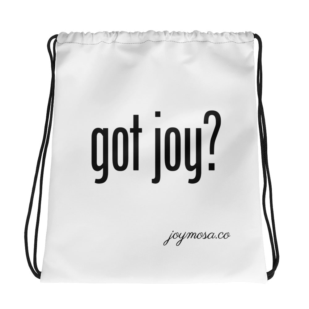 Got Joy Drawstring bag